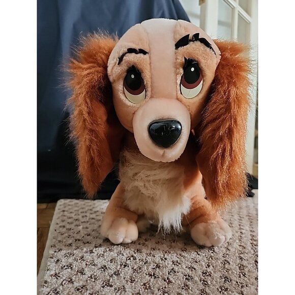 Vtg Disney Lady From Lady And The Tramp Classic Movie Puppy Standing 17" - Picture 2 of 7